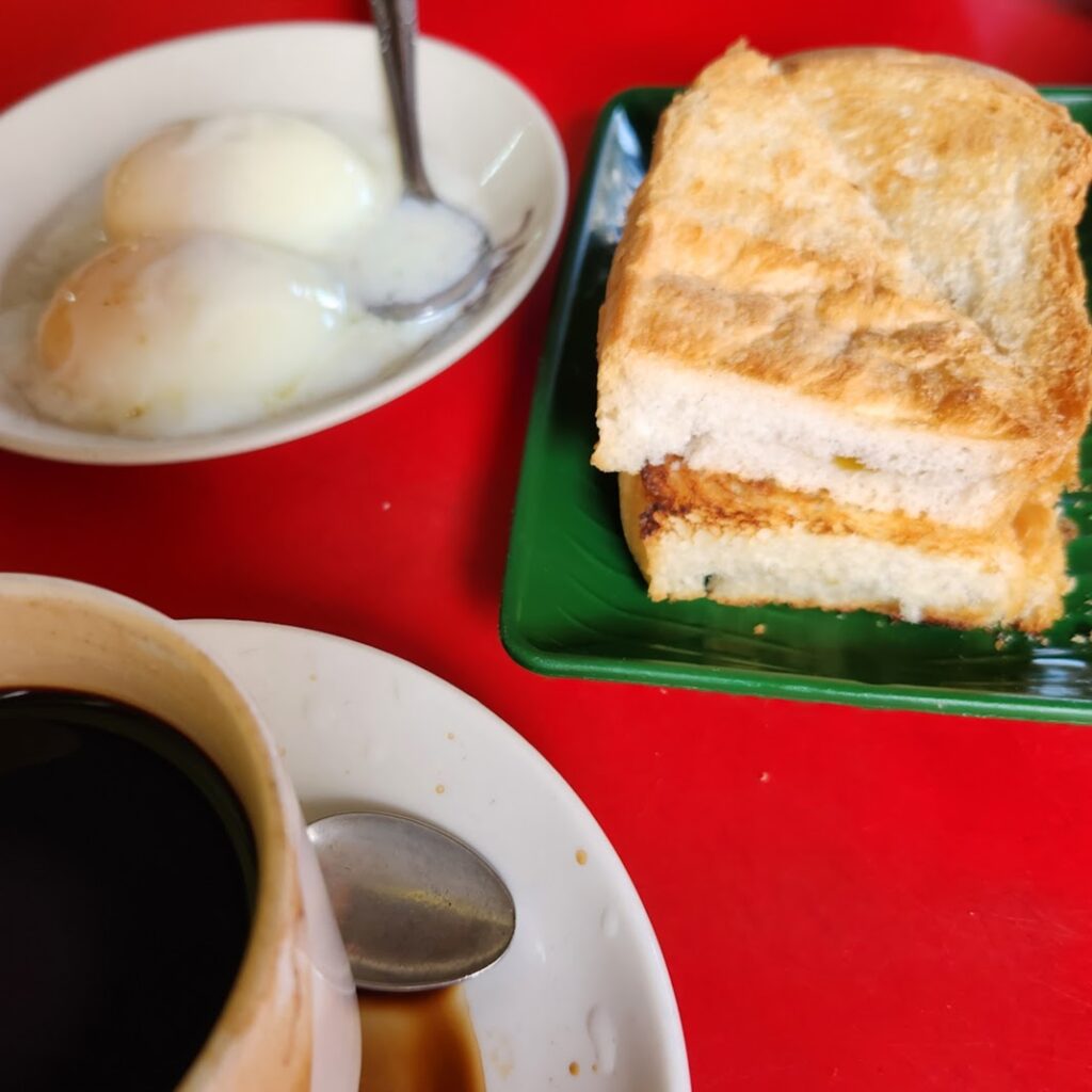 冠香园 老式咖啡店のカヤトースト