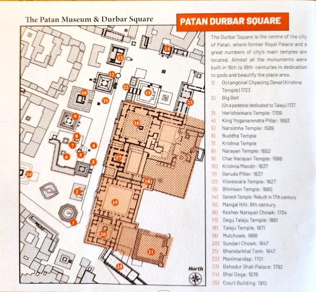パタンダルバール広場マップ