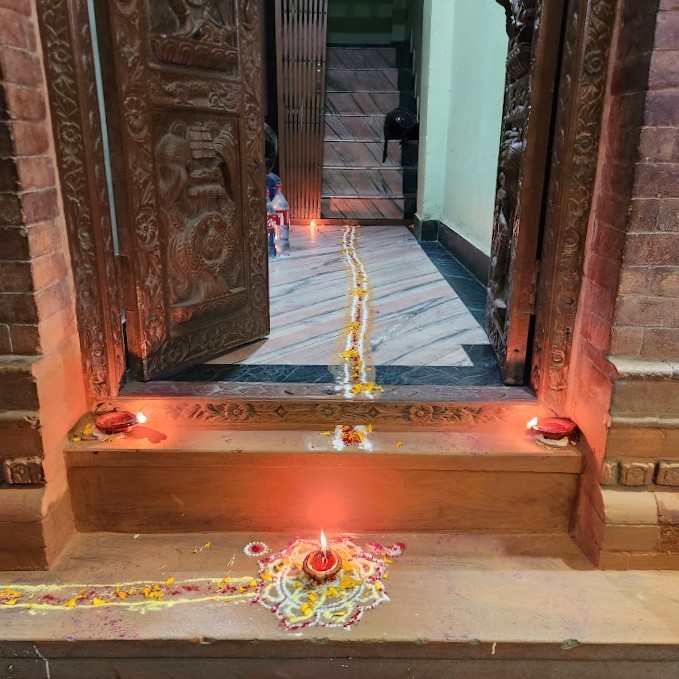 ラクシュミを迎えるためのランゴリ